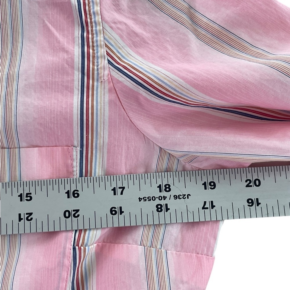 J Crew Classic Pink Poplin Cotton Button Down Slim Fit Sz M Collared Shirt Top - Picture 9 of 14